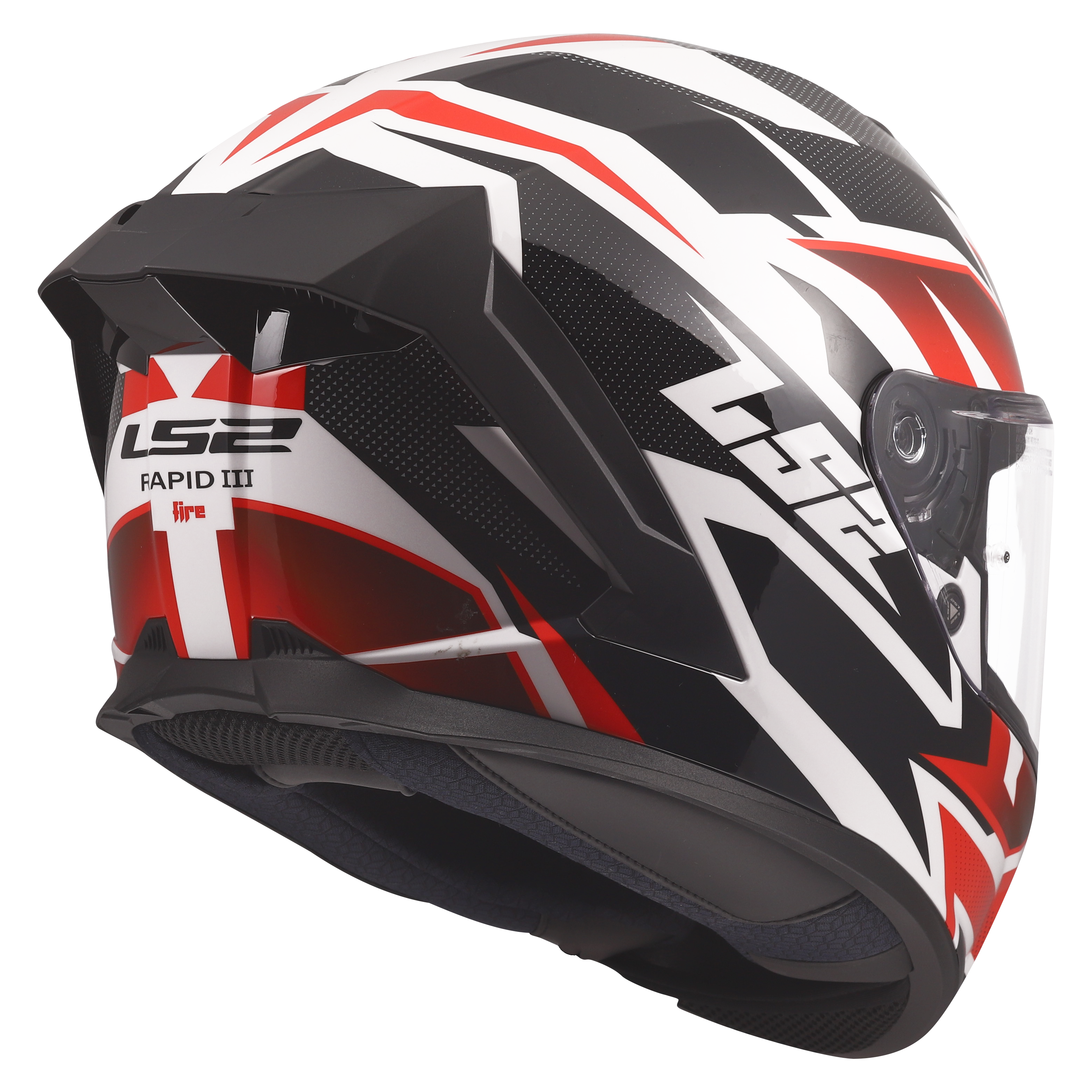 LS2 FF820 RAPID III XTREM WHITE BLACK RED 168201102 (1 (5)